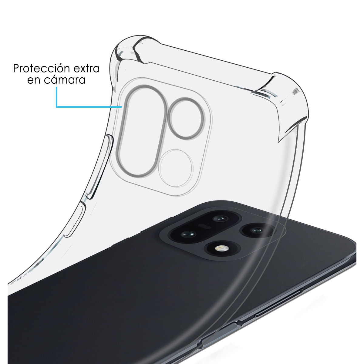 Funda Silicona Antigolpes Transparente para...