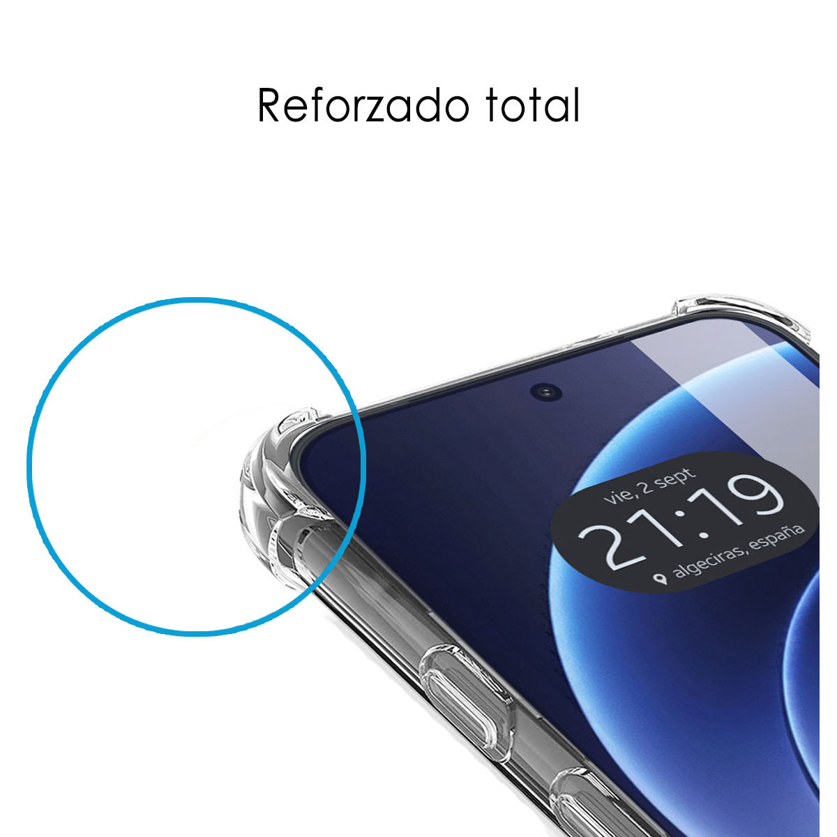 Funda Silicona Antigolpes Transparente para...