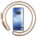 Funda Colgante Transparente para Vivo V60 Lite 5G con Cordon Camel