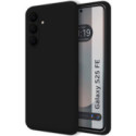Funda Silicona Líquida Ultra Suave para Samsung Galaxy S25 FE 5G color Negra