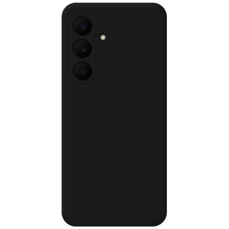 Funda Silicona Líquida Ultra Suave para Samsung Galaxy S25 FE 5G color Negra