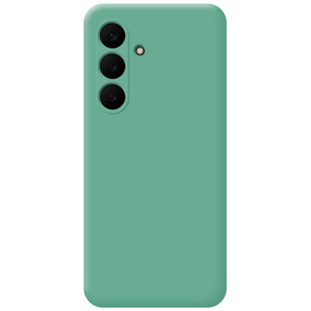 Funda Silicona Líquida Ultra Suave para Samsung Galaxy S25 FE 5G color Verde