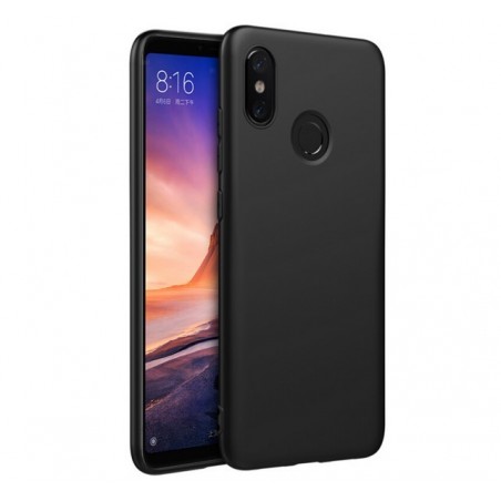 Funda Gel Tpu Tipo Mate Negra para Xiaomi Mi Max 3