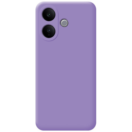 Funda Silicona Líquida Ultra Suave para Vivo V60 Lite 5G color Morada
