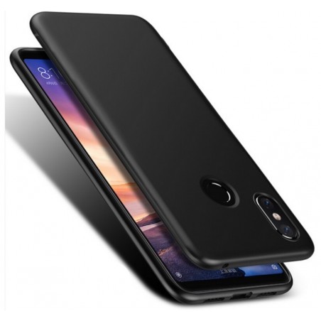 Funda Gel Tpu Tipo Mate Negra para Xiaomi Mi Max 3