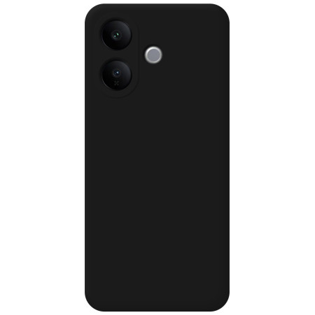 Funda Silicona Líquida Ultra Suave para Vivo V60 Lite 5G color Negra