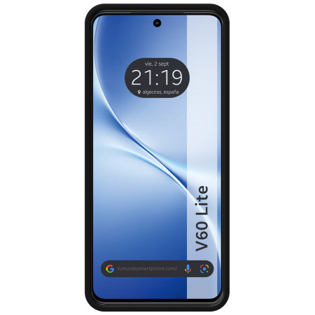 Funda Silicona Líquida Ultra Suave para Vivo V60 Lite 5G color Negra