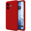 Funda Silicona Líquida Ultra Suave para Vivo V60 Lite 5G color Roja