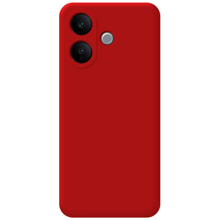 Funda Silicona Líquida Ultra Suave para Vivo V60 Lite 5G color Roja