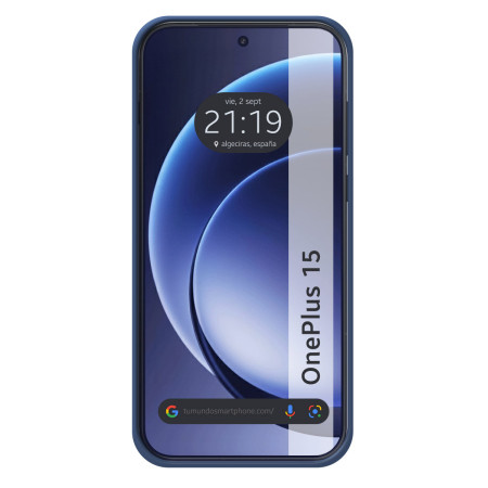 Funda Silicona Líquida Ultra Suave para Oneplus 15 5G color Azul