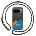 Personaliza tu Funda Colgante Transparente para Google Pixel 10 / 10 Pro 5G con Cordon Verde / Dorado Dibujo Personalizada