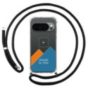 Personaliza tu Funda Colgante Transparente para Google Pixel 10 / 10 Pro 5G con Cordon Negro Dibujo Personalizada