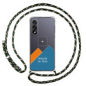 Personaliza tu Funda Colgante Transparente para Oneplus Nord 5 5G con Cordon Verde / Dorado Dibujo Personalizada