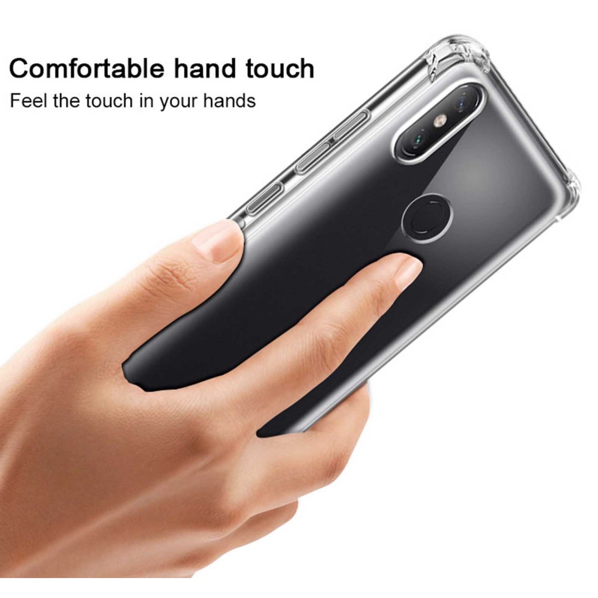 Funda Gel Tpu Anti-Shock Transparente para Xiaomi Redmi Note 6 Pro