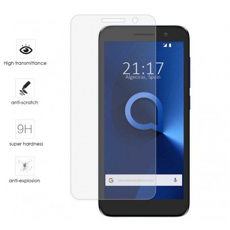Protector Cristal Templado para Alcatel 1 / Orange Rise 54 / Vodafone Smart E9 Vidrio