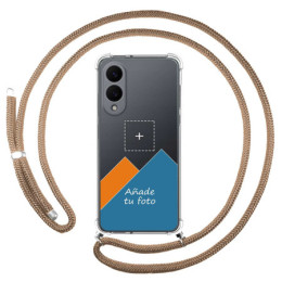 Personaliza tu Funda Colgante Transparente para Samsung...