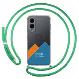 Personaliza tu Funda Colgante Transparente para Samsung...