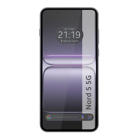 Protector Cristal Templado Completo 5D Full Glue Negro para Oneplus Nord 5 5G Vidrio