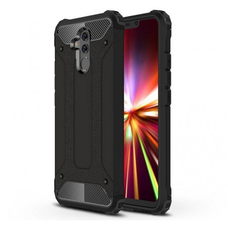 Funda Tipo Hybrid Tough Armor (Pc+Tpu) Negra para Huawei Mate 20 Lite