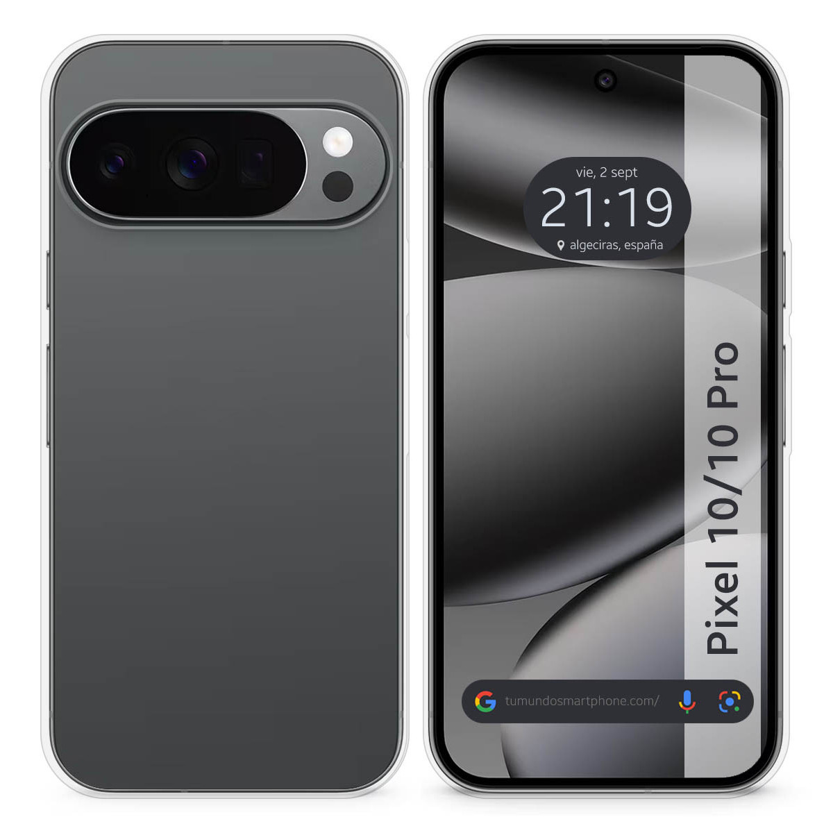 Funda Silicona Gel TPU Transparente para Google...