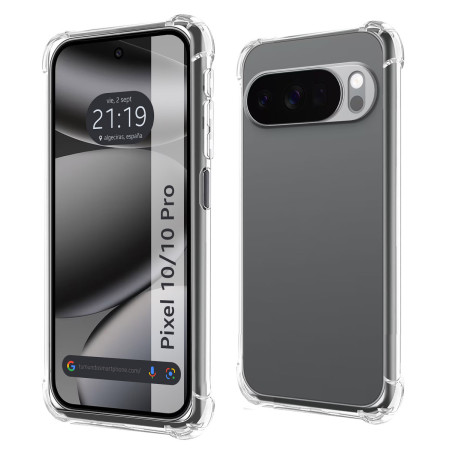 Funda Silicona Antigolpes Transparente para Google Pixel 10 / 10 Pro 5G