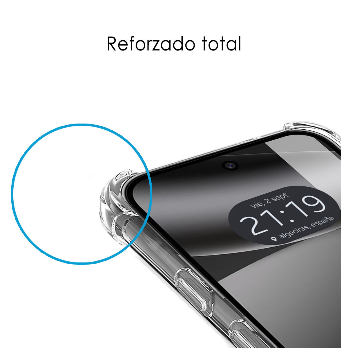 Funda Silicona Antigolpes Transparente para...