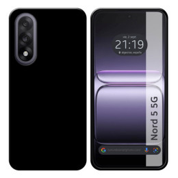 Funda Silicona Gel TPU Negra para Oneplus Nord 5 5G