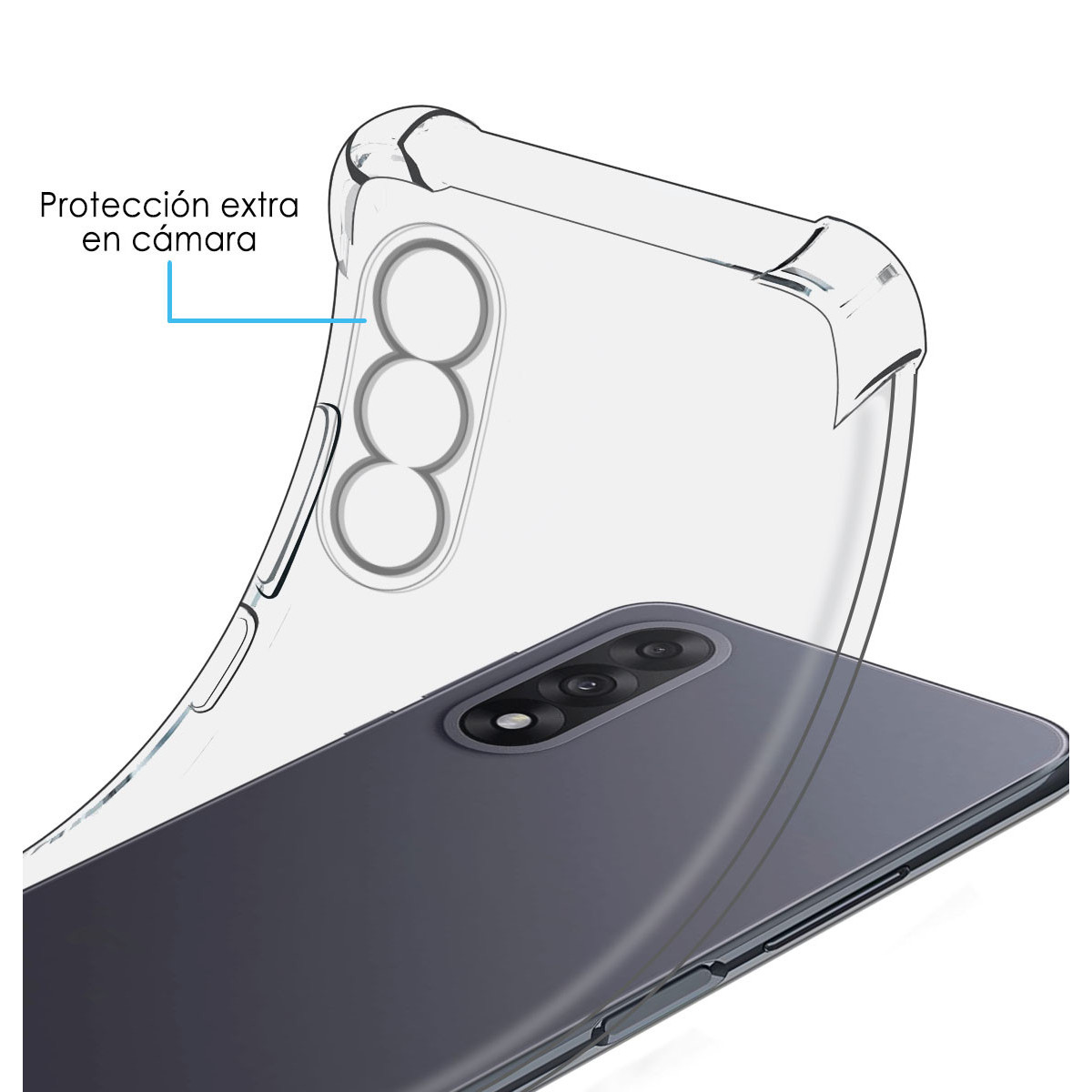 Funda Silicona Antigolpes Transparente para...