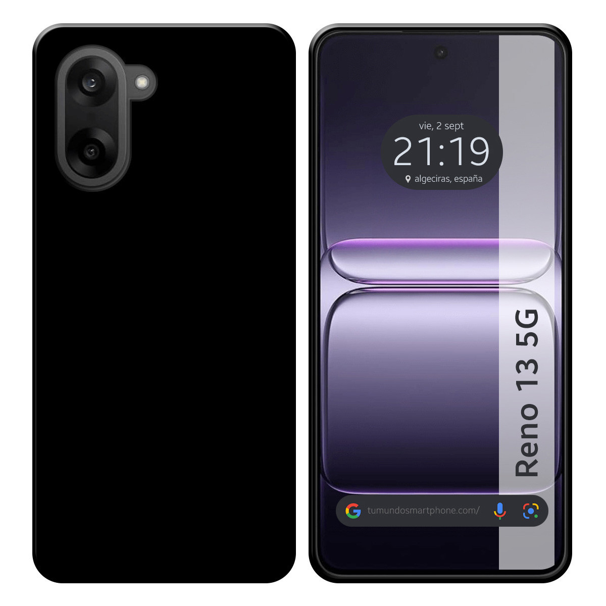 Funda Silicona Gel TPU Negra para OnePlus Nord...