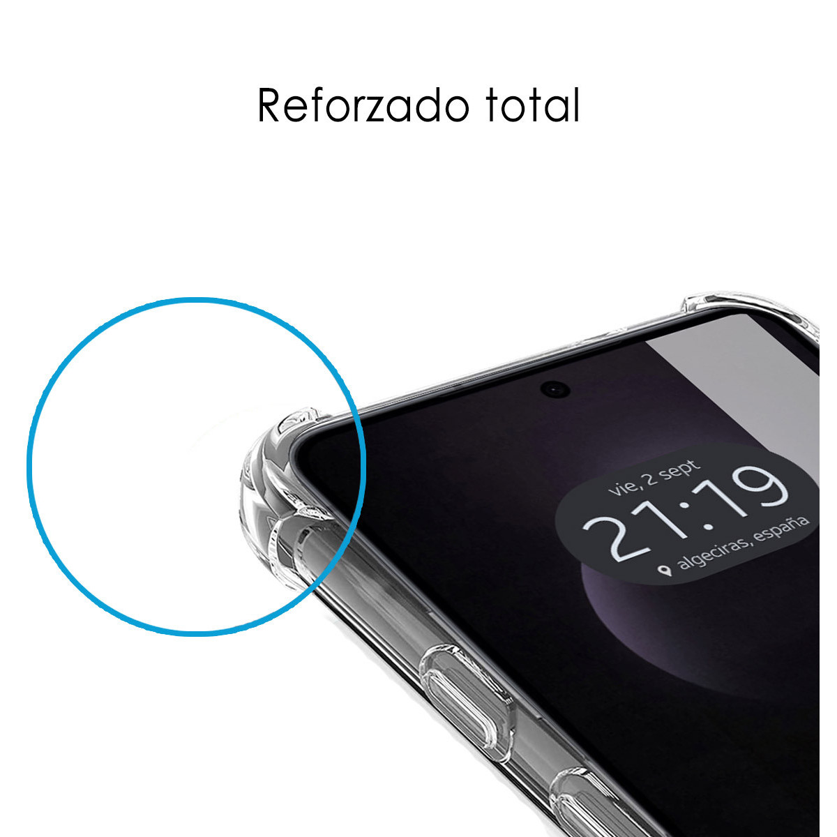 Funda Silicona Antigolpes Transparente para...