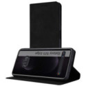 Funda Libro de Polipiel con tarjetero para Samsung Galaxy S25 Edge 5G color Negra