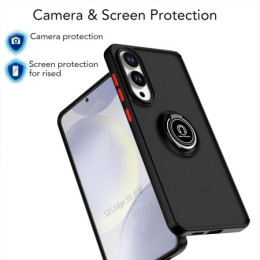 Funda Mate con Borde Negro y Anillo Giratorio 360 para... 2