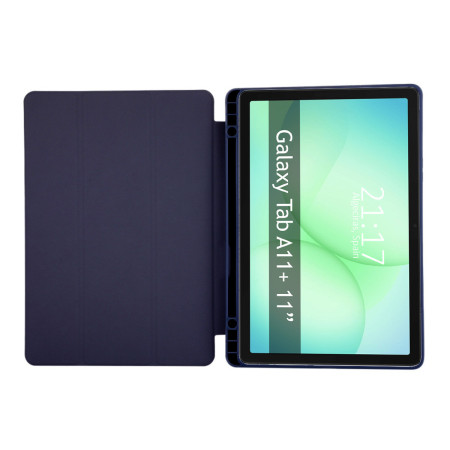 Funda con tapa Smart para Samsung Galaxy Tab A11+ Plus color Azul