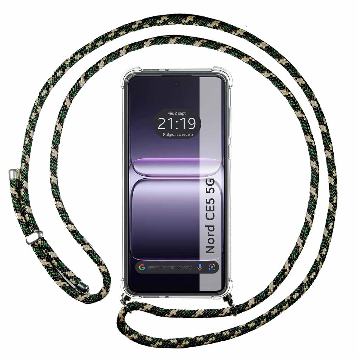 Funda Colgante Transparente para OnePlus Nord...