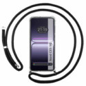 Funda Colgante Transparente para OnePlus Nord CE5 5G con Cordon Negro