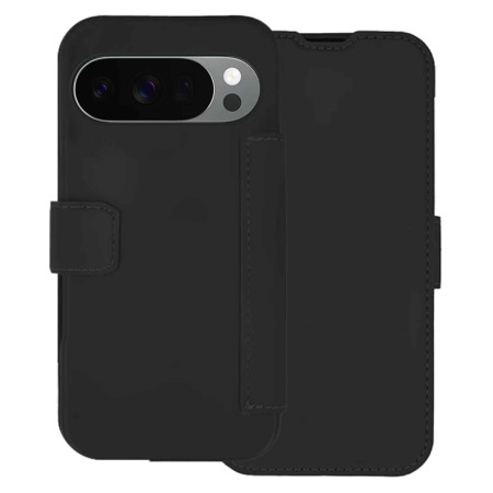 Funda Silicona Suave con Tapa para Google Pixel 10 Pro XL 5G color Negra