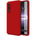 Funda Silicona Líquida Ultra Suave para Oneplus Nord 5 5G color Roja