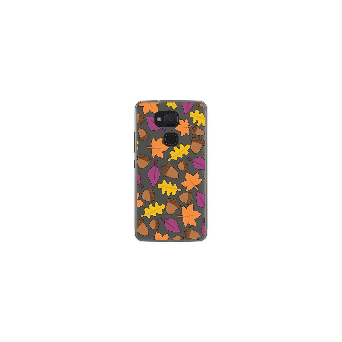 Funda Gel Transparente para Bq Aquaris V Plus / Vs Plus Diseño Otoño Dibujos