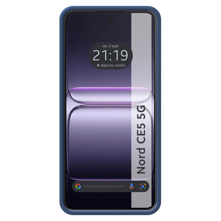 Funda Silicona Líquida Ultra Suave para OnePlus Nord CE5 5G color Azul