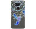 Funda Gel Transparente para Bq Aquaris V Plus / Vs Plus Diseño Plumas Dibujos