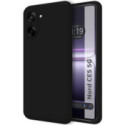 Funda Silicona Líquida Ultra Suave para OnePlus Nord CE5 5G color Negra