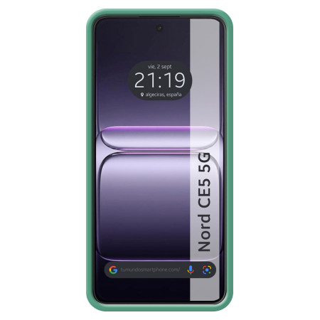 Funda Silicona Líquida Ultra Suave para OnePlus Nord CE5 5G color Verde