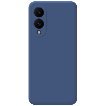 Funda Silicona Líquida Ultra Suave para Samsung Galaxy S25 Edge 5G color Azul