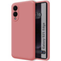 Funda Silicona Líquida Ultra Suave para Samsung Galaxy S25 Edge 5G color Rosa