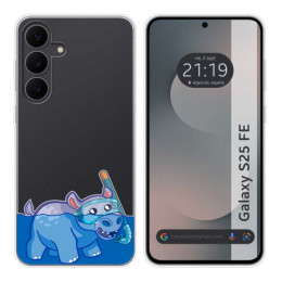 Funda Silicona Transparente para Samsung Galaxy S25 FE 5G...