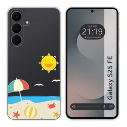 Funda Silicona Transparente para Samsung Galaxy S25 FE 5G...
