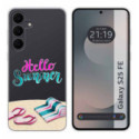 Funda Silicona Transparente para Samsung Galaxy S25 FE 5G diseño Summer Dibujos