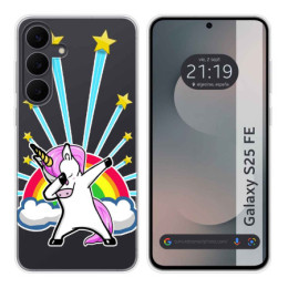 Funda Silicona Transparente para Samsung Galaxy S25 FE 5G...