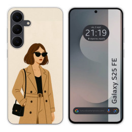 Funda Silicona para Samsung Galaxy S25 FE 5G diseño Mujer...
