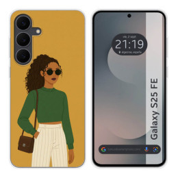 Funda Silicona para Samsung Galaxy S25 FE 5G diseño Mujer...